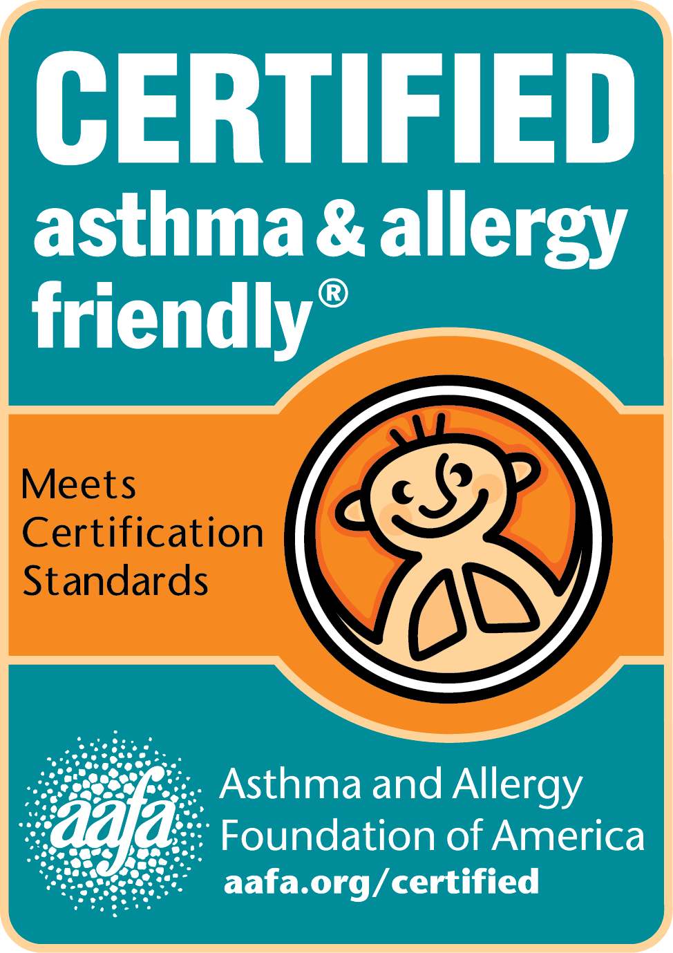 AAFA Certified - Asthma & Allergy Friendly